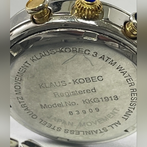 KLAUS-KOBEC MODEL NO. KKG1913 COUTURE SPORT WATCH 8" Unisex - Picture 7 of 15
